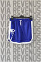 Snake Printed Piping Detailed Sports Training Shorts