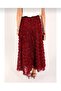 Rose Skirt Burgundy - 6