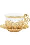 Turkish Coffee Presentation Set Metal Coffee Cup Set Arabian Coffee Cup Set of 6 - 5