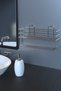 Paper Roll Towel Holder with Chrome Adhesive Shelf Napkin Holder Towel Tissue Holder Bathroom Kitchen Organizer - 3