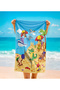 Jungle Animals Patterned Beach Towel Children's Beach Sea Towel - 4