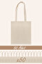 Unprinted Raw Cloth Bag 100% Cotton |   35X40Cm |   140 Gr/M² |   Natural Color Punch Bag |   50 Pieces