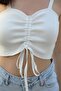 Esnt Shirred Knitwear Athlete White - 4