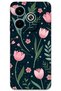 Infinix Hot 40I Compatible Floral Patterned Phone Case + Screen Protector - 5788
