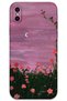 حافظة هاتف متوافقة مع iPhone Xs Max بنمط زهور + واقي شاشة - 5793