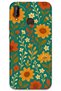 Huawei P20 Lite Compatible Floral Patterned Phone Case + Screen Protector - 5786