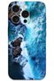 حافظة هاتف بنمط رخامي متوافقة مع هاتف iPhone 15 Pro Max + واقي شاشة - 5810