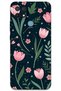 Oppo A15 Compatible Floral Patterned Phone Case + Screen Protector - 5788
