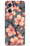 Oppo Reno 7 Lite Compatible Floral Patterned Phone Case + Screen Protector - 5801
