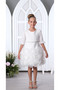 Flower Girls Dress White 3195