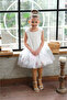 Girls Dress White 3226