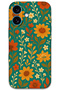 iPhone 16 Compatible Floral Pattern Phone Case + Screen Protector - 5786