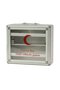 Plastic first aid box with lock