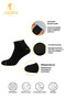 Bamboo Men's Black Short Socks 6-Pack, Washable, Seamless Toe - 2