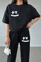 Tricou Smiling Face Set de trening - 3