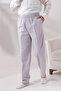 Men's Stone Relaxed Cut Elastic Waist Linen Hajj and Umrah Shalwar Pants