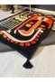 Nora Art Multicolored Abstract Patterned Tasseled Woven Base Carpet Noraart47 - 5