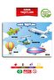Wooden Educational Teaching Aircrafts Find Plug Puzzle