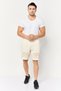 x Palm Tree Crew Men Sportswear Fit Outdoor Outdoor Shorts, Cream - 2
