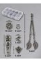 5 Double Leaf Tassel Set - Natural Stone |   Fashionable and Durable for Epoxy Rosary and Jewelry Making