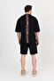 Men's Back Garnished T-Shirt Oversize - 5