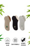 Bamboo Sneaker Invisible Seamless 3-Piece Unisex Socks - 2