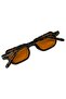 Lodin Leopard Frame Orange Glass Small Tinted Glass Sunglasses Unisex (for Small Medium Faces) - 8