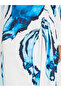 Graphic Print Long Sleeves Sheath Midi Dress - 4