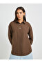 Solid Oversized Buttoned Spread Collar Shirt