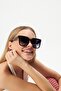 Black Black Women's Sunglasses Apsn 010701   Black 50 - 2