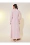 Solid Long Sleeve Shirt Maxi Dress - 5