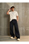 Mid Rise Wide Leg Washed Jeans - 6