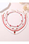 Set of 4 - Strawberry Beaded Necklace - 2