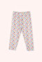 Baby Girl Patterned Pink Leggings