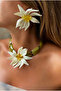 New Season Green Flower Necklace - 2