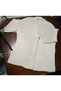 Women's Bat Sleeve Knitted Oversized Stone Color Cardigan - 4