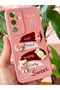 Galaxy A34 5g Case Design Patterned with Camera Protection Rabbit Pink Soft Silicone Cover - 7
