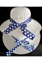 Women's Ribbon Straw Trilby - 4