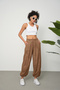 Women's Acid Washed Carrot Leg Pocket Cupra Shalwar - 7