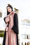 Black-Ton Silk Abaya - 4