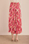 Patterned Crash Effect Skirt - 6