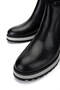 Men's Genuine Leather Black Casual Boots - 4