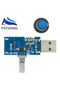 محافظ مروحة USB صغيرة، جهاز تحكم في سرعة الرياح، منظم حجم الهواء، كتم صوت التبريد، مروحة متعددة الوظائف ... - 4