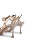 Women's Vegan Brown Heeled Shoes - 4