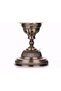 مصباح طاولة لاسلكي بنمط الفسيفساء مصنوع يدويًا – 30 سم، محمول - 3