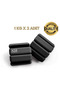 Professional Adjustable Wrist Weight for Hand and Foot Black 1 kg X 2 Pcs