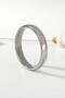Unisex 4mm Slim Domed Stainless Steel Wedding Band Ring CL18 - 7