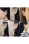 15mm women's ring steel earrings pair italian locked mse23 - 5