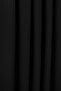 Luna Series Velvet Textured Pleatless Background Curtain - Black - 4