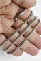 Square Cube Model Men's Steel Necklace Chain 316L Stainless eck11 - 3